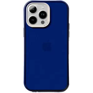 Coque arrière Nudient Form pour Apple iPhone 14 Pro Max - Transparent/Bleu