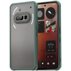 Coque arrière Phonesta AirFrost pour Nothing Phone (3a) - Vert mat