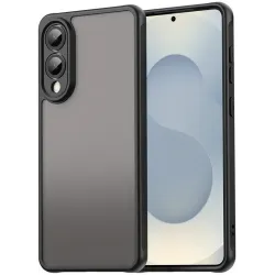 Coque arrière Phonesta AirFrost pour Samsung Galaxy S25 Edge - Noir mat