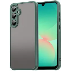 Coque arrière Phonesta AirFrost pour Samsung Galaxy A26 - Vert mat