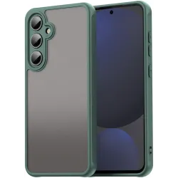 Coque arrière Phonesta AirFrost pour Samsung Galaxy S24 FE - Vert mat