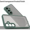 Coque arrière Phonesta AirFrost pour Samsung Galaxy S24 FE - Vert mat 3