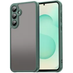 Coque arrière Phonesta AirFrost pour Samsung Galaxy S25 Plus/S24 Plus - Vert mat