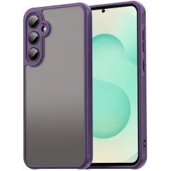 Coque arrière Phonesta AirFrost pour Samsung Galaxy S25 Plus/S24 Plus - Violet mat