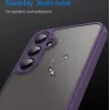 Coque arrière Phonesta AirFrost pour Samsung Galaxy S25 Plus/S24 Plus - Violet mat 6