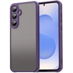 Coque arrière Phonesta AirFrost pour Samsung Galaxy S25/S24 - Violet mat