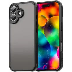 Coque arrière Phonesta AirFrost pour Apple iPhone 17 - Noir mat