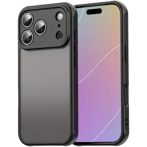 Coque arrière Phonesta AirFrost pour Apple iPhone 17 Pro - Noir mat