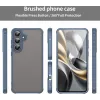Coque arrière Phonesta AirFrost pour Samsung Galaxy S25 FE - Bleu mat 1