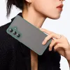 Coque arrière Phonesta AirFrost pour Samsung Galaxy S25 FE - Vert mat 2
