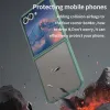 Coque arrière Phonesta AirFrost pour Samsung Galaxy Z Flip 7 - Vert mat 3