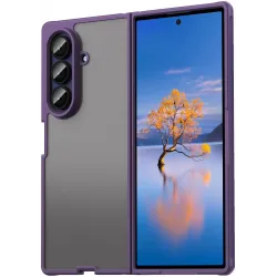 Coque arrière Phonesta AirFrost pour Samsung Galaxy Z Fold 7 - Violet mat