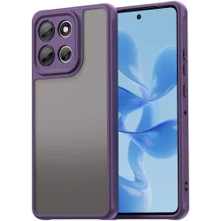 Coque arrière Phonesta AirFrost pour Motorola Moto G86 - Violet mat