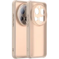 Coque arrière Phonesta AirFrost pour Xiaomi 15 Ultra - Beige sable mat