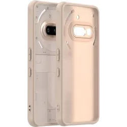 Coque arrière Phonesta AirFrost pour Nothing Phone (3a) - Beige sable mat