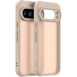 Coque arrière Phonesta AirFrost pour Google Pixel 10 Pro - Beige sable mat