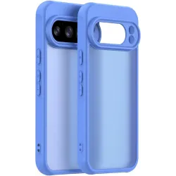 Coque arrière Phonesta AirFrost pour Google Pixel 10 Pro - Bleu saphir mat