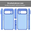 Coque arrière Phonesta AirFrost pour Google Pixel 10 Pro - Bleu saphir mat 1