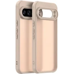 Coque arrière Phonesta AirFrost pour Google Pixel 10 Pro XL - Beige sable mat