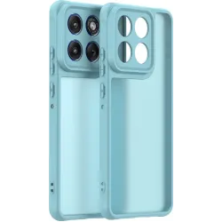 Coque arrière Phonesta AirFrost pour Motorola Edge 70 - Bleu givré mat