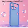 Coque arrière Phonesta AirFrost pour Nothing Phone (3) - Bleu saphir mat 3