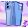 Coque arrière Phonesta AirFrost pour Motorola Moto G06/G06 Power - Bleu saphir mat 1