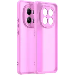 Coque arrière Phonesta AirFrost pour Xiaomi Redmi Note 15 4G/5G / Xiaomi Poco M8 - Rose bonbon mat