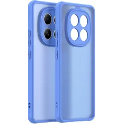 Coque arrière Phonesta AirFrost pour Xiaomi Redmi Note 15 4G/5G / Xiaomi Poco M8 - Bleu saphir mat