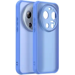 Coque arrière Phonesta AirFrost pour Xiaomi 17 Ultra - Bleu saphir mat