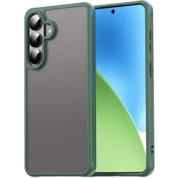 Coque arrière Phonesta AirFrost pour Samsung Galaxy S26 - Vert mat