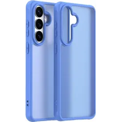 Coque arrière Phonesta AirFrost pour Samsung Galaxy S26 - Bleu saphir mat
