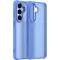 Coque arrière Phonesta AirFrost pour Samsung Galaxy S26 - Bleu saphir mat