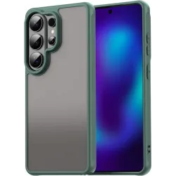 Coque arrière Phonesta AirFrost pour Samsung Galaxy S26 Ultra - Vert mat