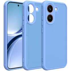 Coque arrière Phonesta AirFrost pour Xiaomi Poco X8 Pro - Bleu saphir mat