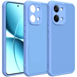 Coque arrière Phonesta AirFrost pour Xiaomi Poco X8 Pro Max - Bleu saphir mat