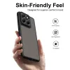 Coque arrière Phonesta AirFrost pour Motorola Edge 70 Fusion - Noir mat 1