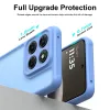 Coque arrière Phonesta AirFrost pour Motorola Moto G47/G37/G37 Power - Bleu saphir mat 2