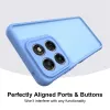 Coque arrière Phonesta AirFrost pour Motorola Moto G47/G37/G37 Power - Bleu saphir mat 4