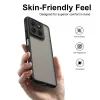 Coque arrière Phonesta AirFrost pour Motorola Moto G47/G37/G37 Power - Noir mat 1