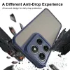 Coque arrière Phonesta AirFrost pour Motorola Moto G87/G77/G76 - Bleu mat 3