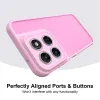 Coque arrière Phonesta AirFrost pour Motorola Moto G87/G77/G76 - Rose bonbon mat 4