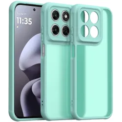 Coque arrière Phonesta AirFrost pour Motorola Moto G87/G77/G76 - Bleu givré mat