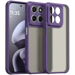 Coque arrière Phonesta AirFrost pour Motorola Moto G87/G77/G76 - Violet mat
