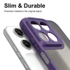 Coque arrière Phonesta AirFrost pour Motorola Moto G87/G77/G76 - Violet mat 5
