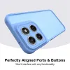 Coque arrière Phonesta AirFrost pour Motorola Moto G87/G77/G76 - Bleu saphir mat 4