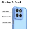 Coque arrière Phonesta AirFrost pour Motorola Moto G87/G77/G76 - Bleu saphir mat 6
