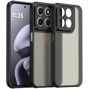 Coque arrière Phonesta AirFrost pour Motorola Moto G87/G77/G76 - Noir mat
