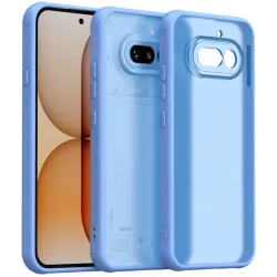 Coque arrière Phonesta AirFrost pour Nothing Phone (4a) - Bleu saphir mat