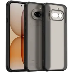 Coque arrière Phonesta AirFrost pour Nothing Phone (4a) - Noir mat