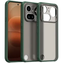 Coque arrière Phonesta AirFrost pour Nothing Phone (4a) Pro - Vert mat